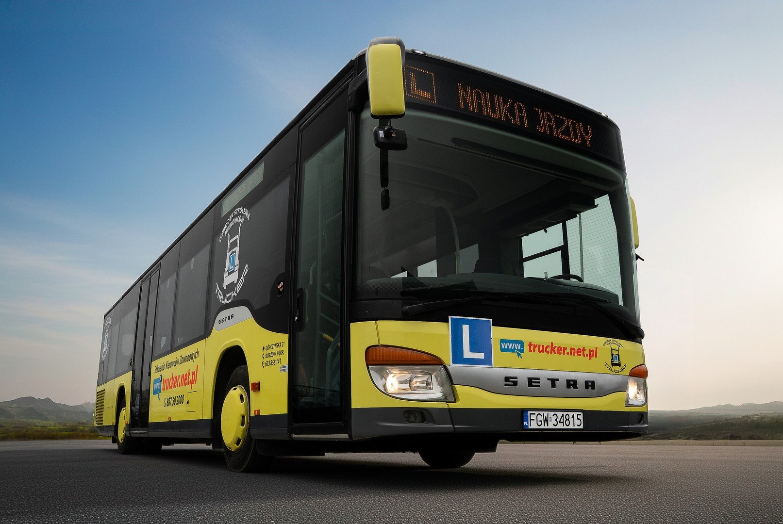 Autobus SETRA - kurs kategorii D